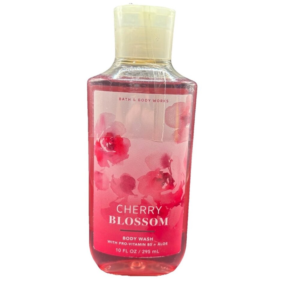 Bath & Body Works Cherry Blossom Shower Gel Wash 10 oz Watermelon Plum Freesia